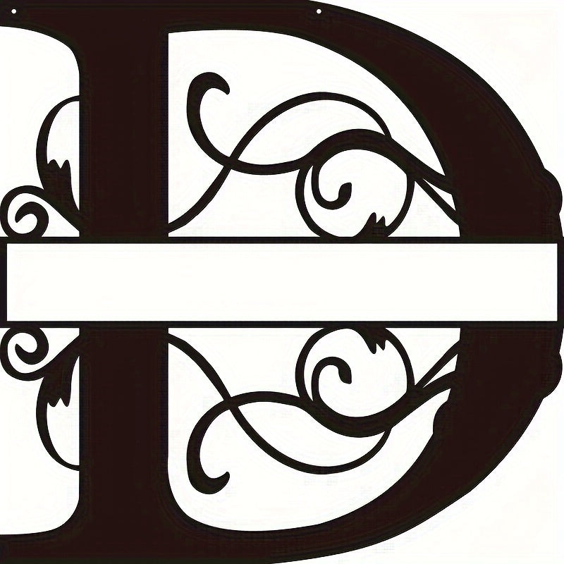 Personalized Metal Family Name Sign Wall Art for Front Entrance or Housewarming Gift