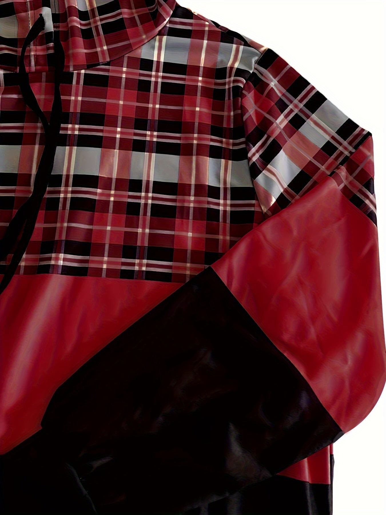 Plus Size Women's Cotton Sweatshirt With Long Sleeves Blue