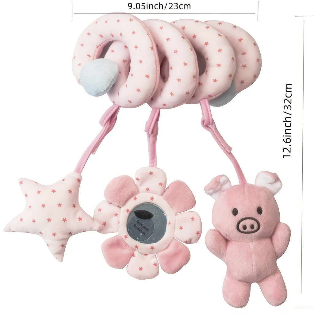 Baby Toy for Newborns and Toddlers Musical Hanging Spiral Rattle Crib Stroller