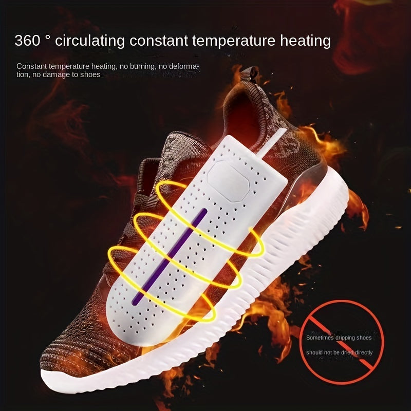 Portable USB Shoe Dryer Fast Drying Odor Elimination Home Outdoor Use
