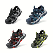 Kids' Camo Sports Sandals Closed Toe Hook-and-Loop Strappy Beach Pool Spring Summer