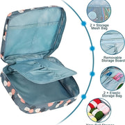 Beginner Crochet Kit with Yarn Hooks and Storage Bag in Vibrant Colors