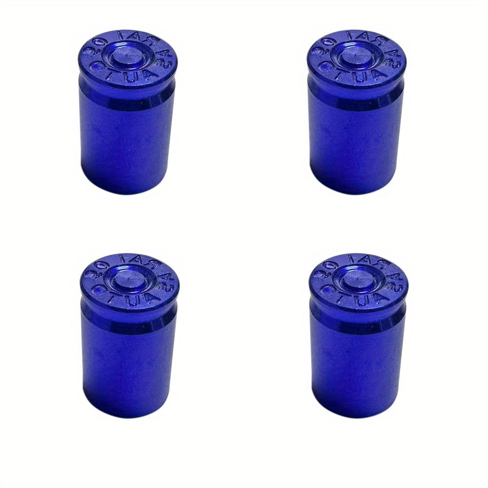 4 шт. серебряных колпачков на вентиль шины для автомобиля, грузовика, мотоцикла, велосипеда, крышка от пыли