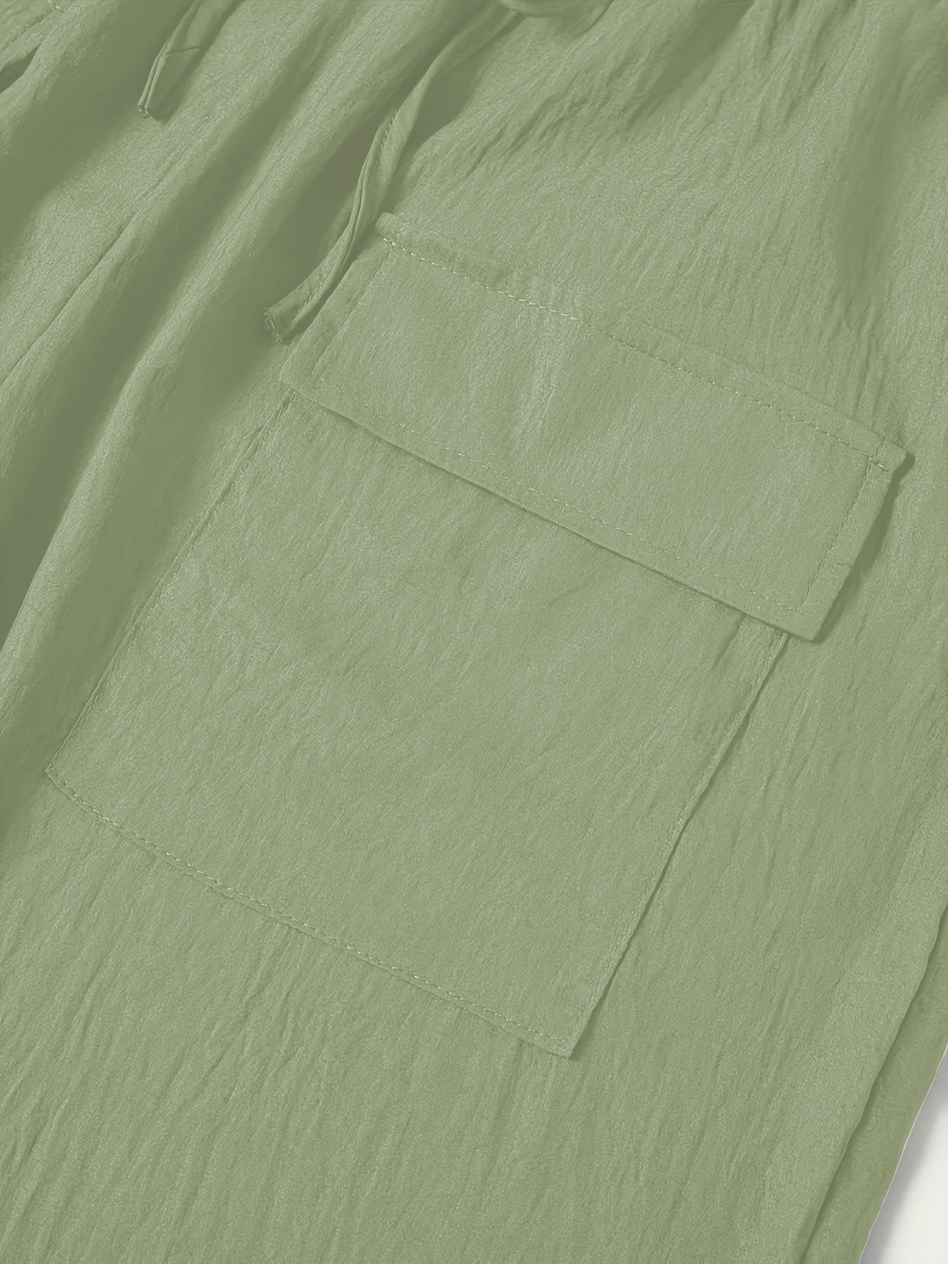 Women's Plus Size Casual Shorts with Pockets and Drawstring