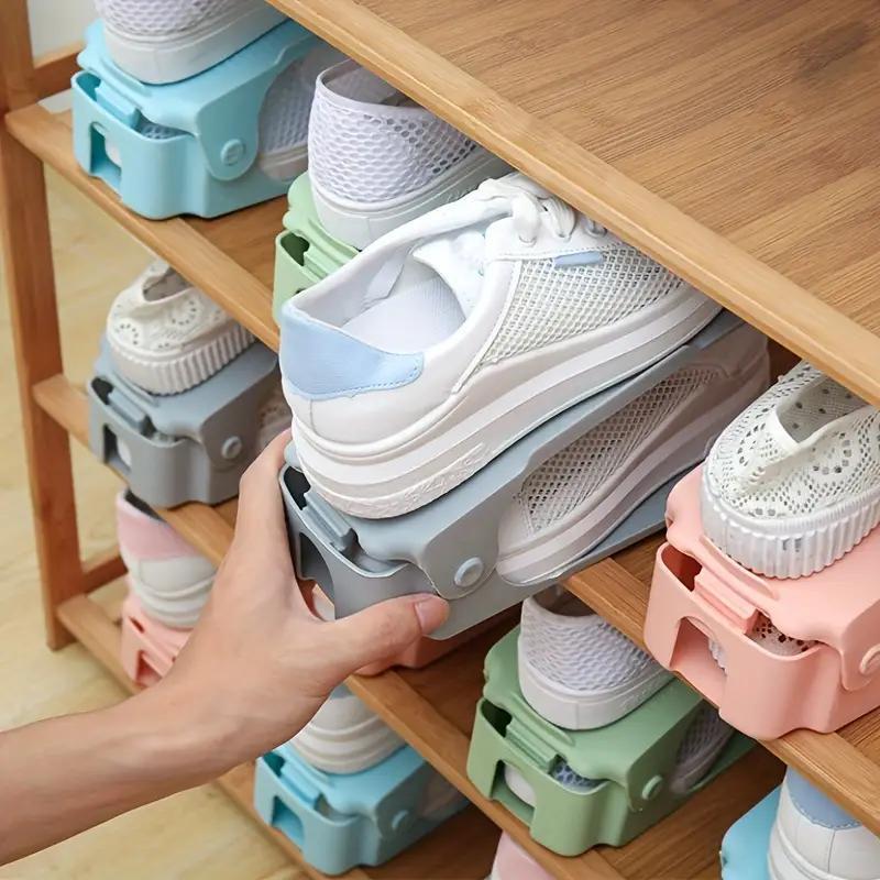 Регулируемый пластиковый органайзер для обуви для прихожей, коридора, спальни, 1-20 штук