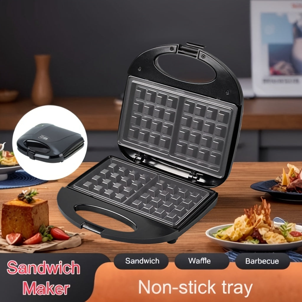 European Standard Plug Waffle Maker Non-Stick Coating Widened Deepened Baking Tray 750W