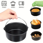 Non-Stick Baking Mold 15.24cm Round for Air Fryer Pans Cakes Pizza Roasting