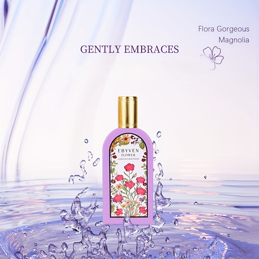 Women's Floral Perfume with Apple, Jasmine, Lily of the Valley, Coconut, and Orange Notes