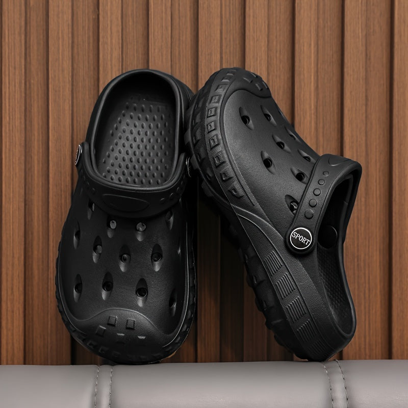 O'g'il bolalar uchun kulrang EVA klogslar, kundalik, sirg'alishga qarshi, nafas oladigan, tashqi va ichki makon uchun bolalar poyabzali