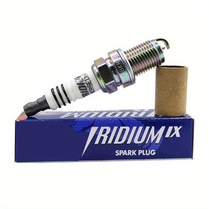 4 Pack Iridium Spark Plugs for Cars, BKR6EIX-11, High Performance