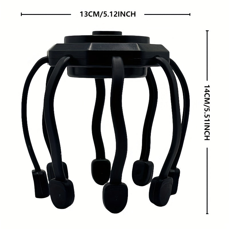 Electric Head Massager with USB Rechargeable Scalp Massage Device for Home and Office