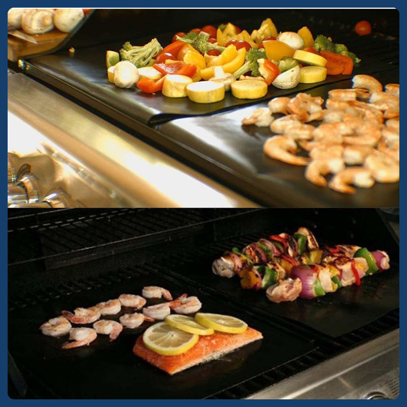 Og'ir yuk ko'taruvchi qo'shimcha katta yopishmaydigan pech qoplamasi: Elektr va gaz pechlari uchun qayta ishlatiladigan mat, mikroto'lqinli pechda xavfsiz va tozalash oson.