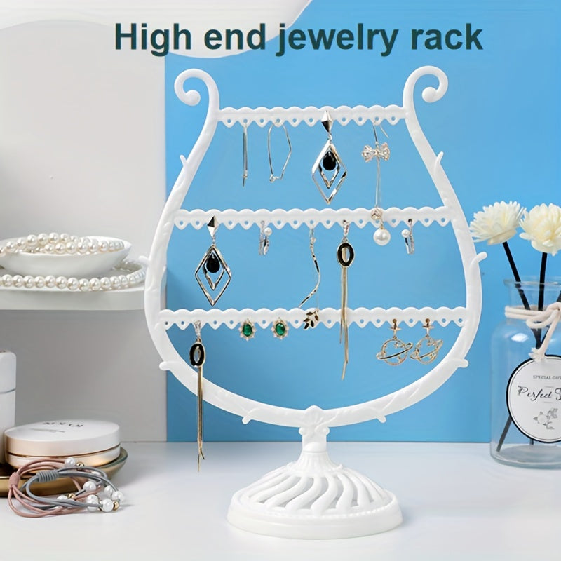 Jewelry Display Stand for Necklaces Earrings and Bracelets Wooden Home Decor Gift