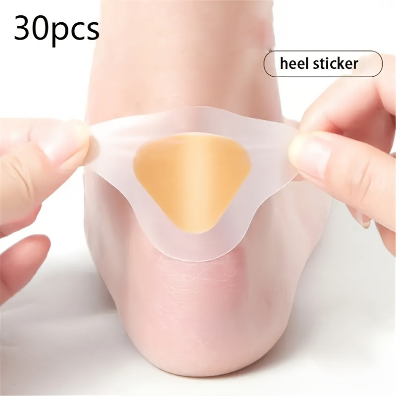 10pcs Gel Heel Protectors Adhesive Foot Pads for Comfort Support