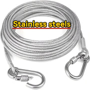 Single Stainless Steel Clothesline Portable Indoor Outdoor Laundry Camping Accessories