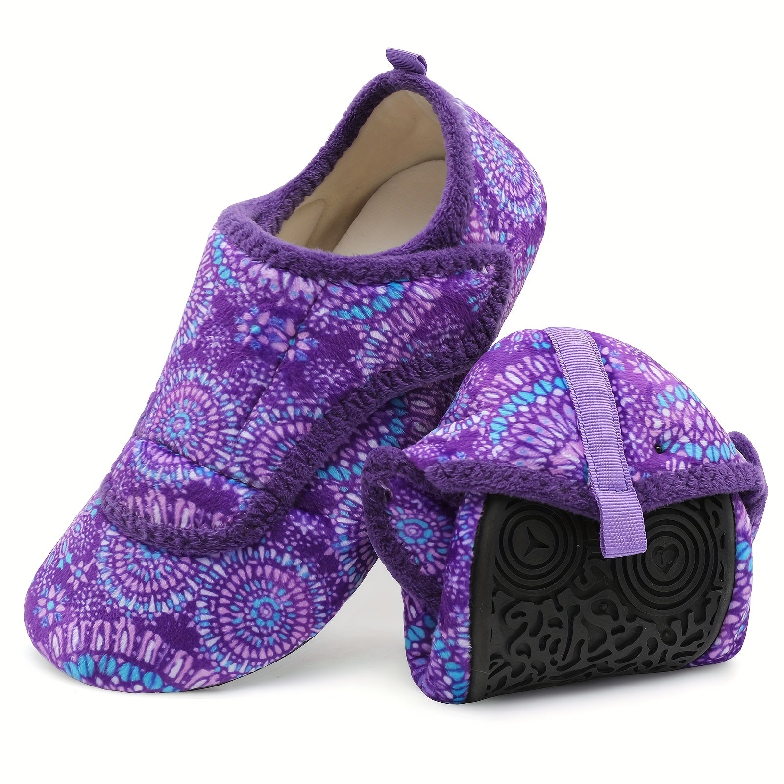 Ayollar uchun plush bej ichki shlyapki – yumshoq va qulay uy poyabzali