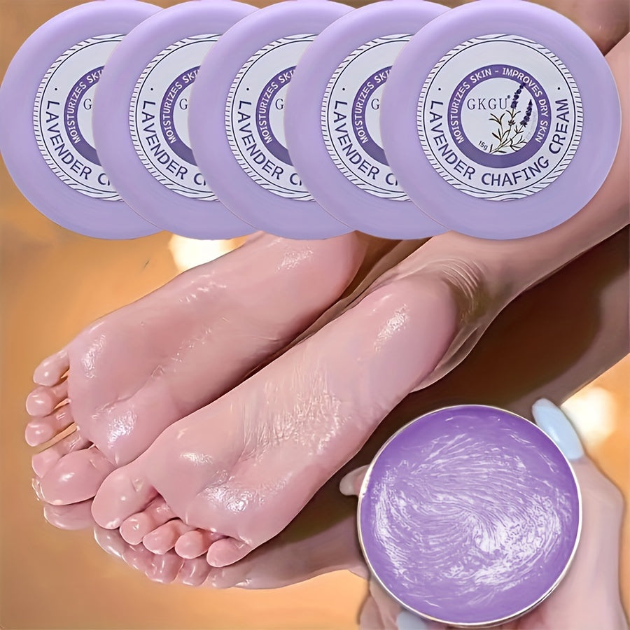 Crema hidratante de lavanda para manos y pies unisex para piel seca y agrietada