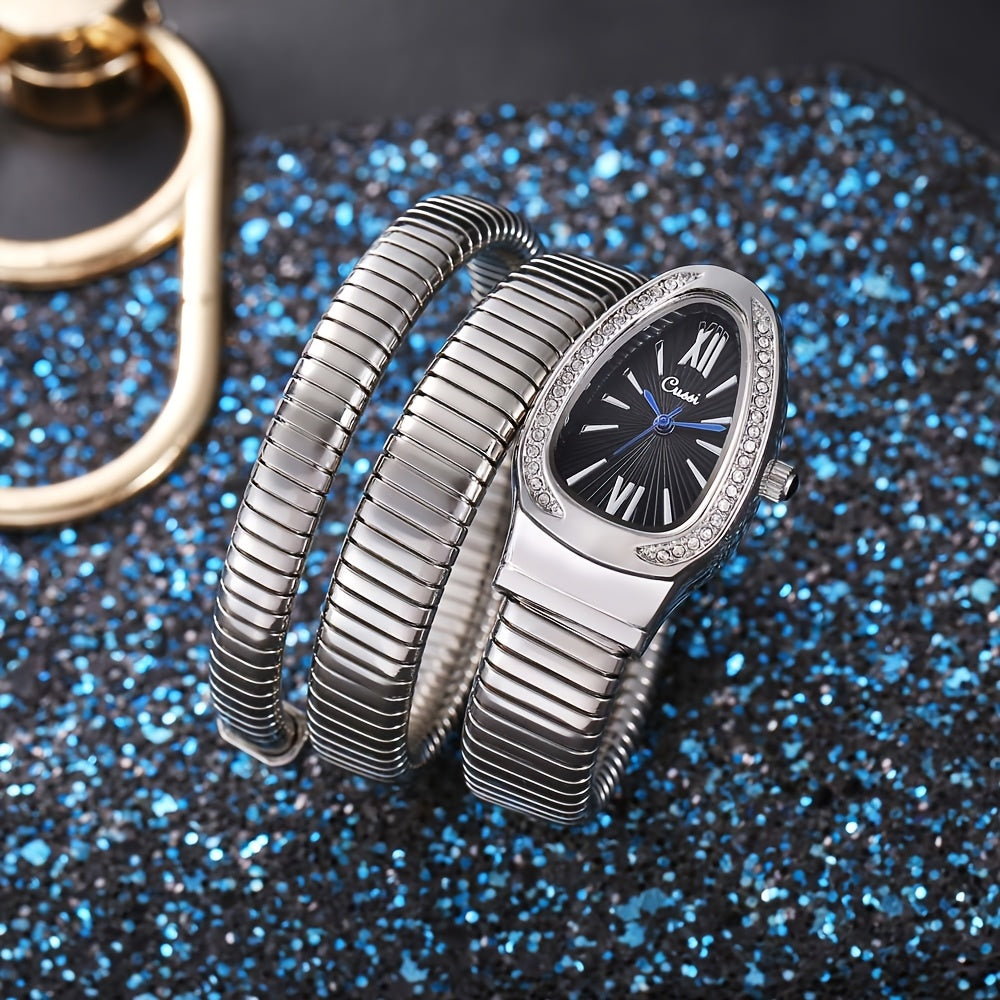 Ladies' Digital Quartz Watch with Charm, Oval Zinc Alloy Case, World Time