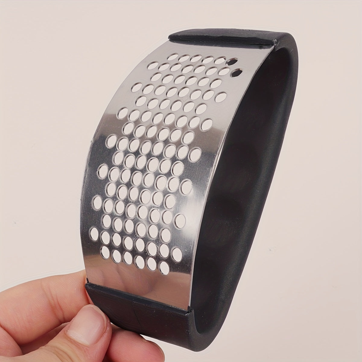 Premium 304 Stainless Steel Garlic Press Manual Mincer Crusher Kitchen Tool