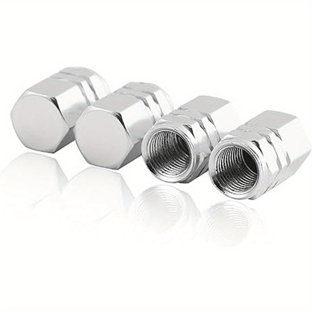 4 шт. алюминиевый сплав шестигранная крышка для вентиля колес, защитный колпак от пыли