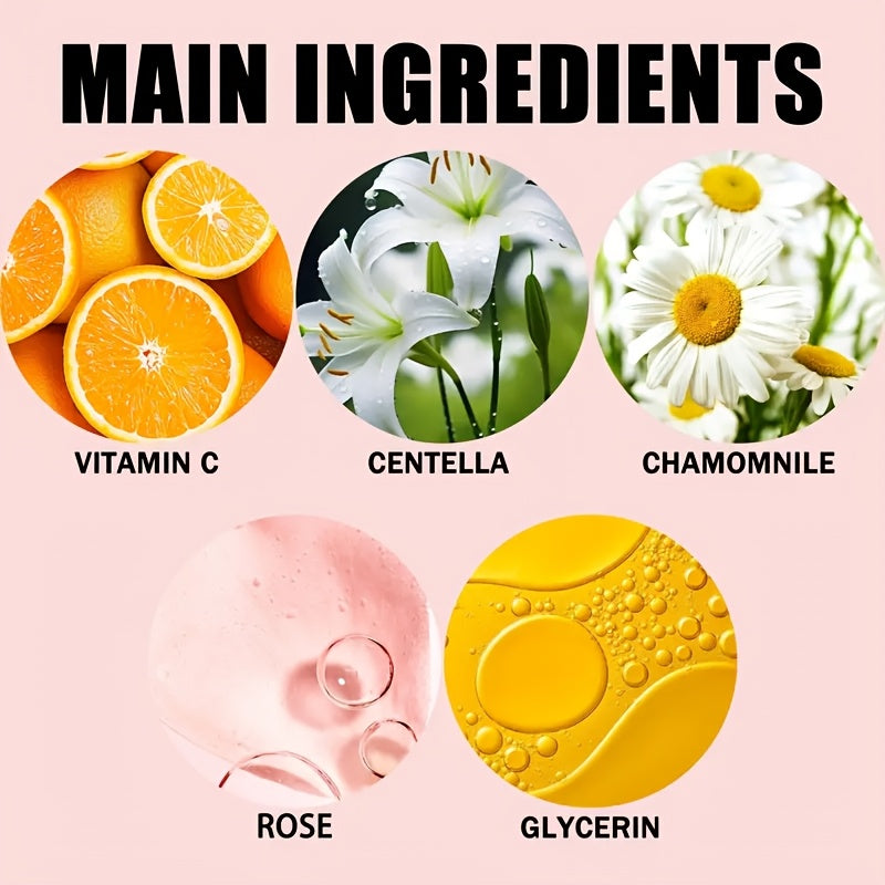 Crema reparadora para la piel de mujeres para áreas sensibles con vitamina C y rosa hidratante hipoalergénica