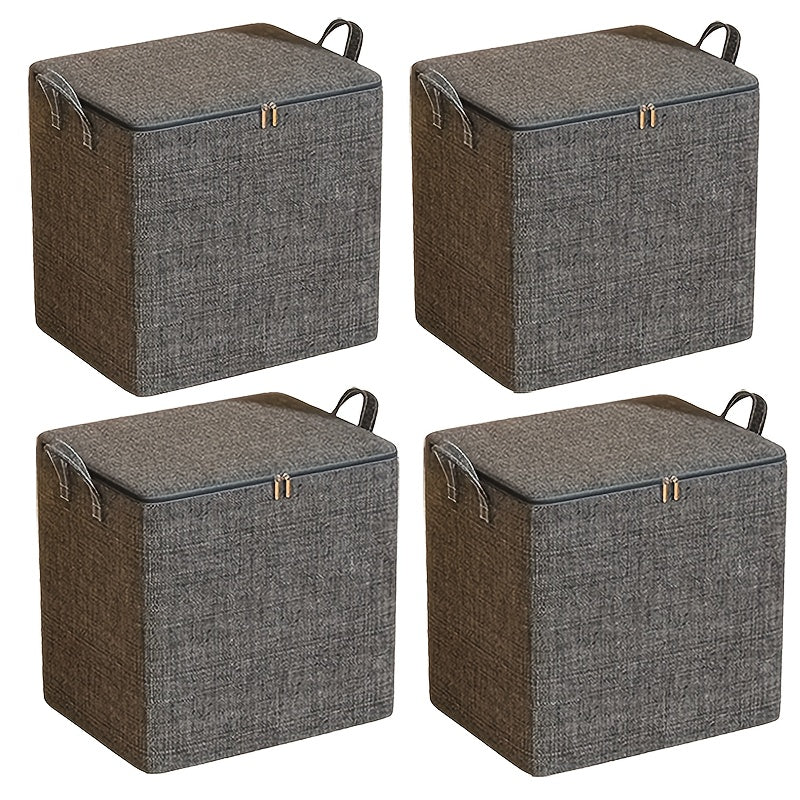 Suv o'tkazmaydigan mato saqlash sumkasi, katta kiyimlar tashkilotchisi, qopqog' bilan, 109.78L chang o'tkazmaydigan