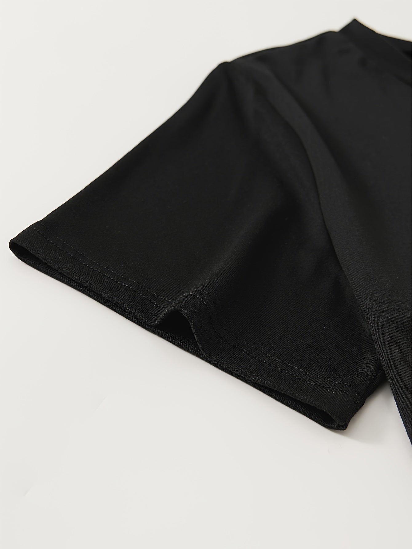 Women's Lounge Set with Letter Print Short Sleeve Top and Drawstring Joggers