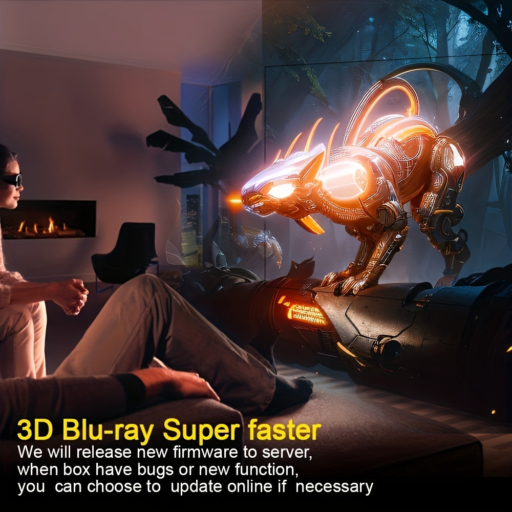 Android 12 TV Box Allwinner H618 8K 4K Dual WiFi Media Player Set-Top Box EU Plug