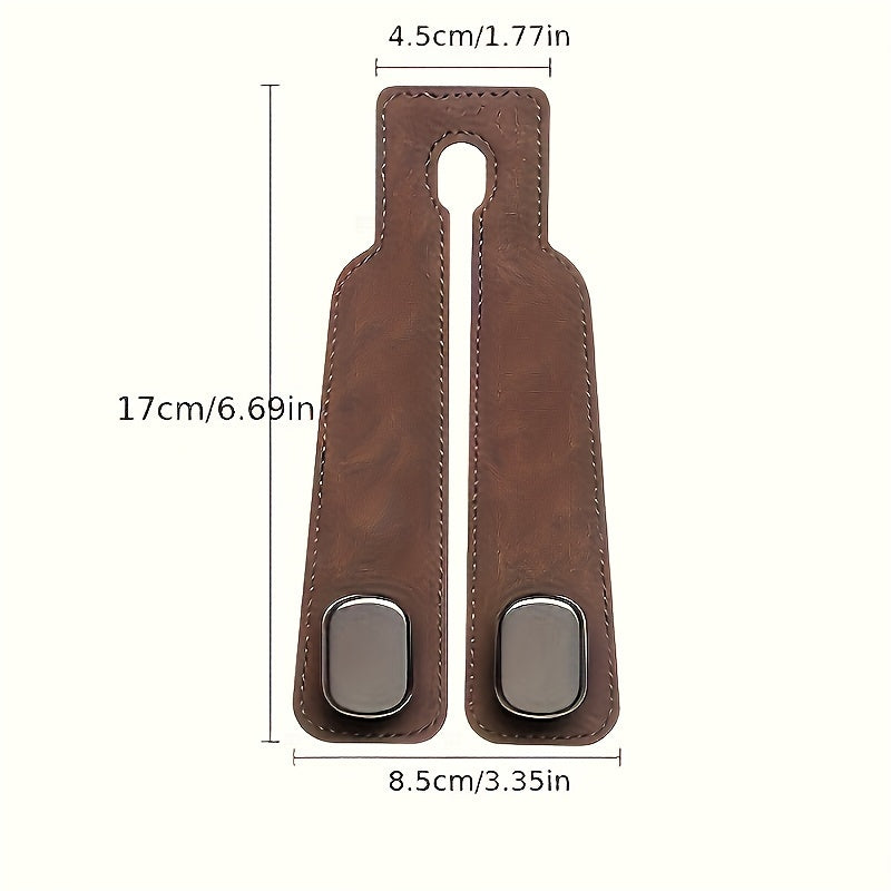 Car Seat Back Cover PU Material Hidden Hook Design for Cars