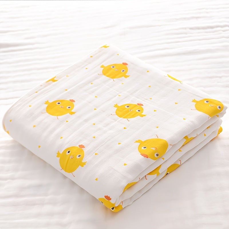 Kids Bath Towel Cartoon Design Ultra-Soft Quick-Dry Knit Gauze for Kids and Teens