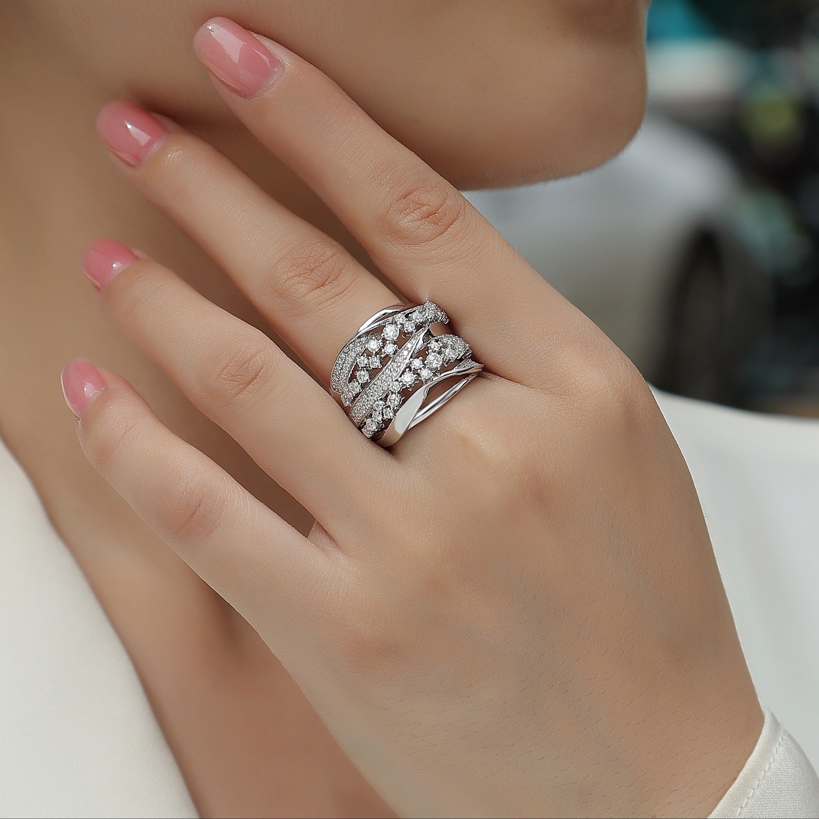 Кольцо из стерлингового серебра с моссанитом и бриллиантом, покрытое 18K золотом, унисекс, обручальные украшения