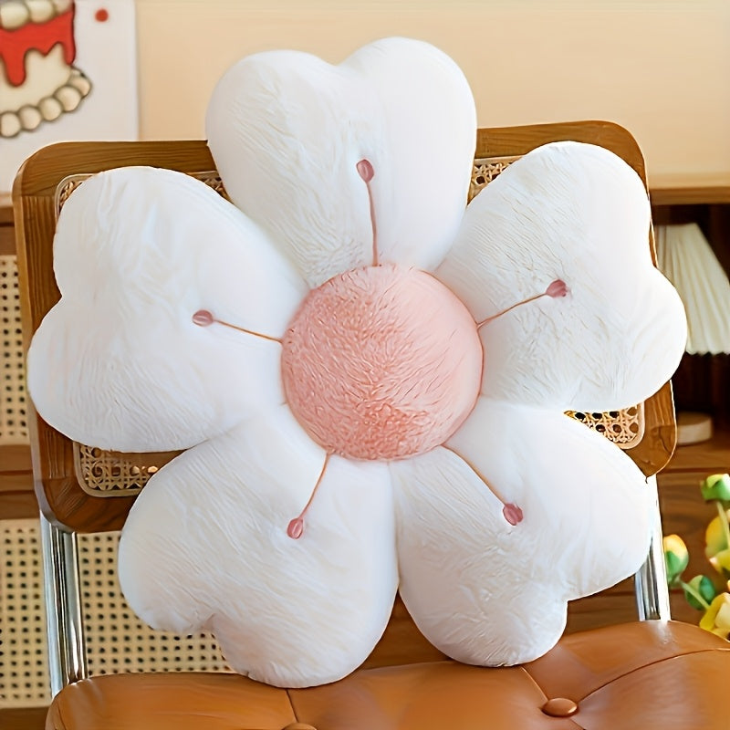 Flower-Shaped Seating Cushion for Kids and Adults, Holiday and Party Decor