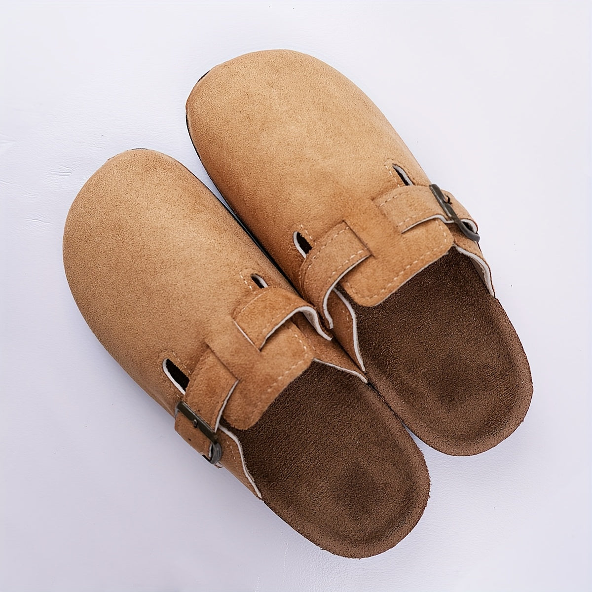 Men's & Women's Slip-On Casual Shoes - Brown Lightweight Breathable Fabric