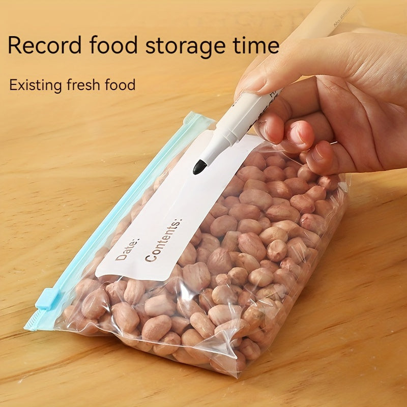 10/15/20pcs plastic sealed food storage bags with zipper for fruits grains vegetables meat
