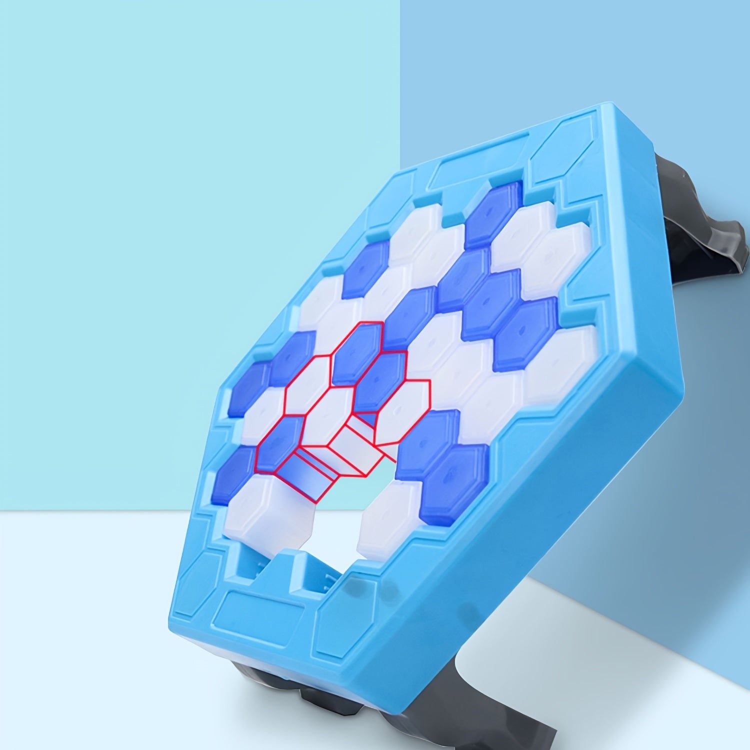 Juego de mesa Kids Ice Knocking con piezas de plástico coloridas, juguete educativo STEM para niños de 3 años en adelante