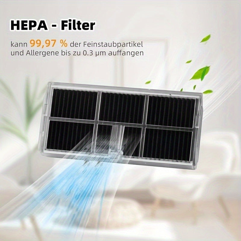 Aseptic HEPA Filters for Robot Vacuums White Black Durable Compatible
