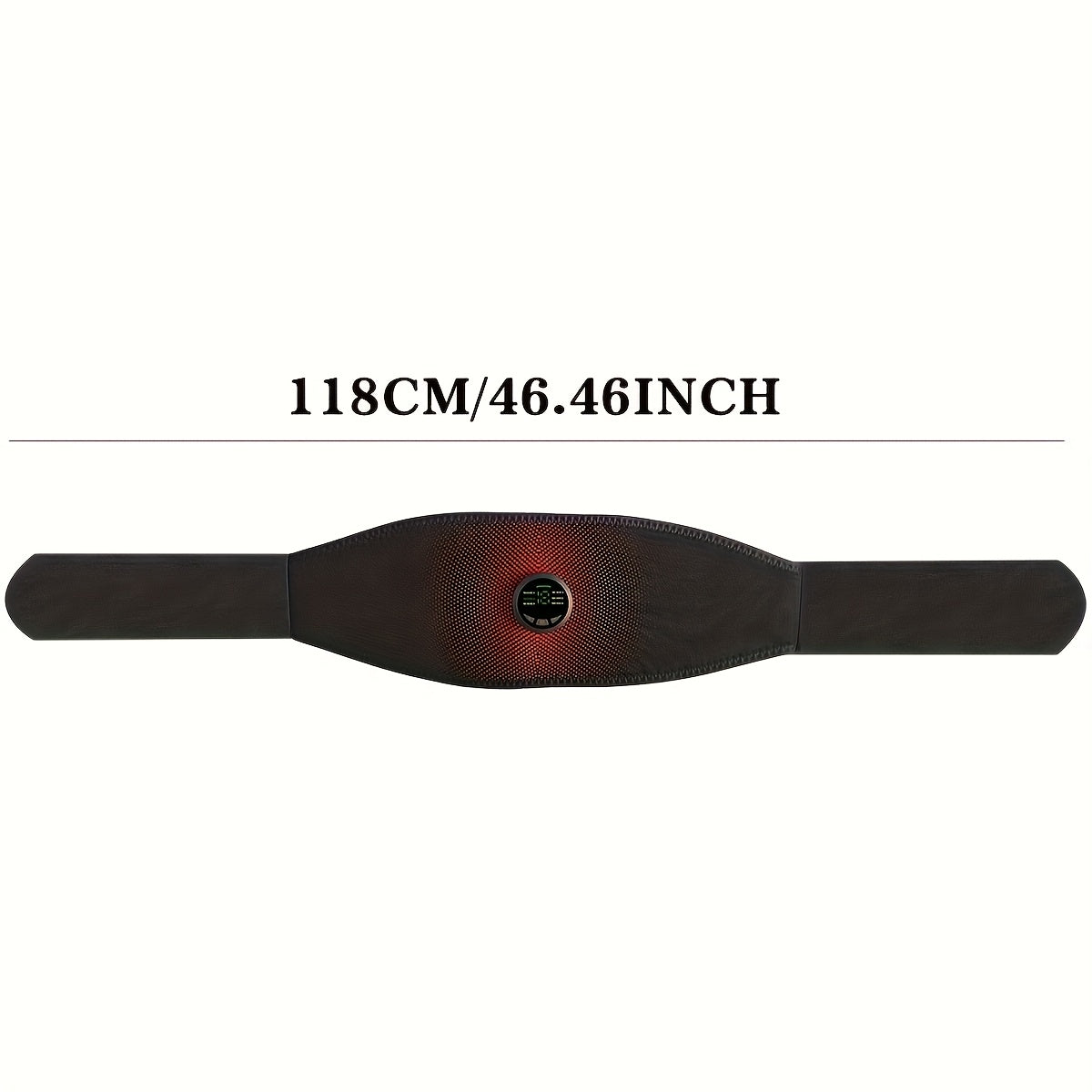 Cinturón de masaje muscular con carga USB y EMS, con 6 modos y 18 intensidades para uso en todo el cuerpo