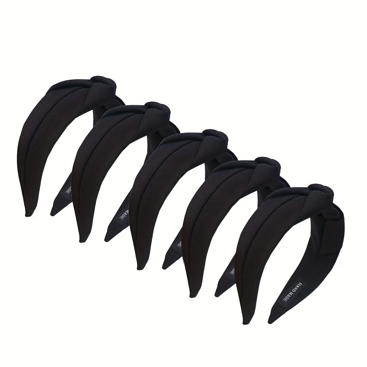 Vintage Bohemian Style Knotted Headband for Women Solid Polyester Hair Accessory