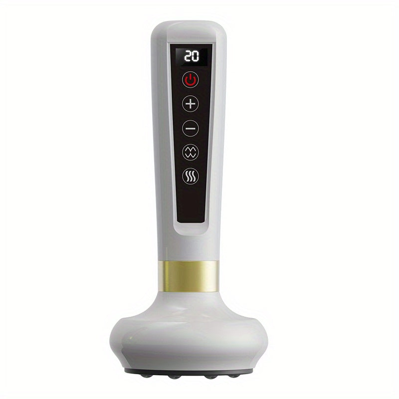 Adjustable 12-Level Digital Body Massage Device with USB Charging and Lithium Battery