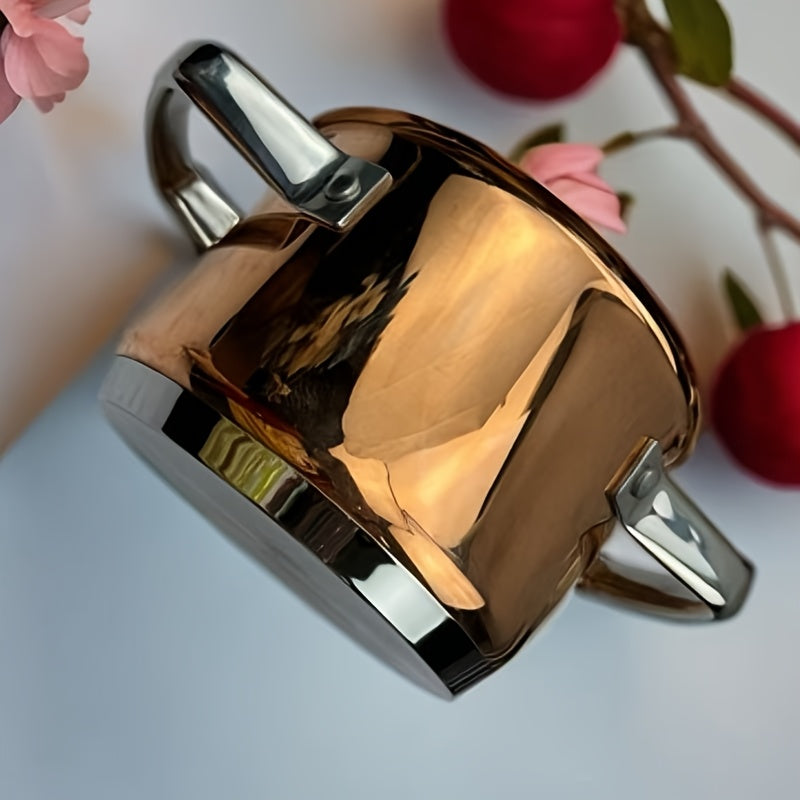 Induksion pechlar uchun mis qoplamali ko‘p funksiyali zanglamaydigan po‘latdan yasalgan sous panni