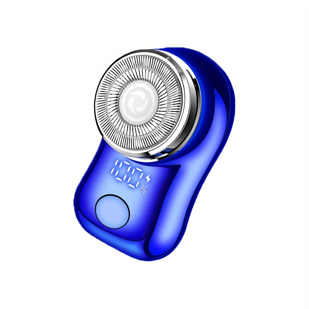 Men's Portable Rechargeable Electric Razor for Wet and Dry Shaving
