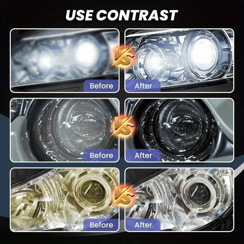 Motorcycle Headlight Restoration Kit No Sanding Oxidation Removal