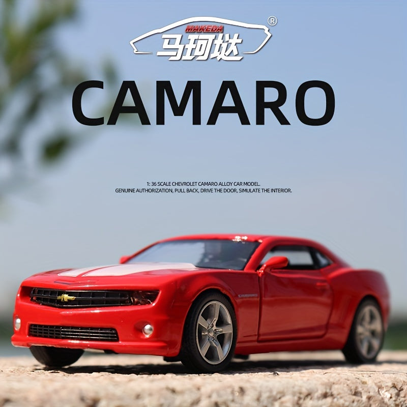 Kids Toy Metal Car 1:36 Scale Collectible for Boys Red Yellow Black