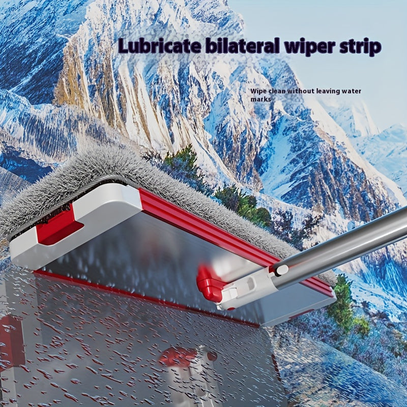 Naychali po'latdan yasalgan 2-in-1 paxta mopi - Nam va quruq foydalanish uchun oson uy polini tozalash yechimi, qo'l bilan yuvish shart emas, oson oshxona va uy tozalash uchun scrubbing vositasi kiritilgan, qulay saqlash imkoniyati mavjud