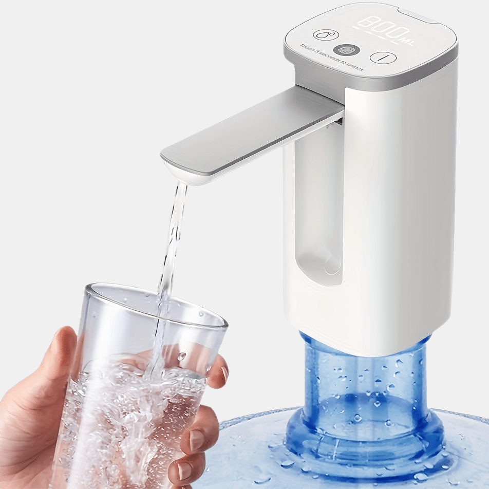 Electric Water Pump for 11.36-18.93L Bottles USB Rechargeable Camping Drinking