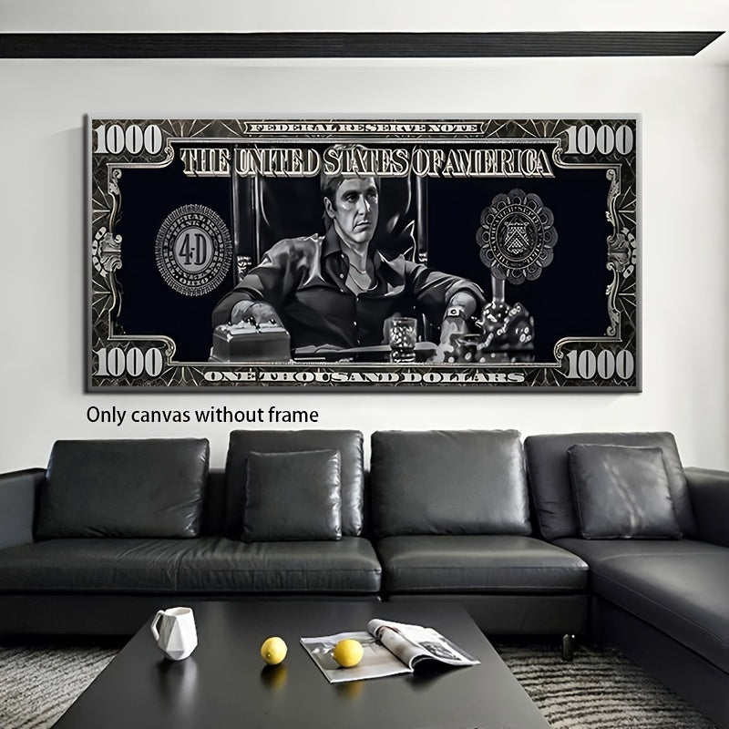 Unframed Canvas Wall Art Movie Character Art Deco Ink Poster for Living Room Bedroom Office