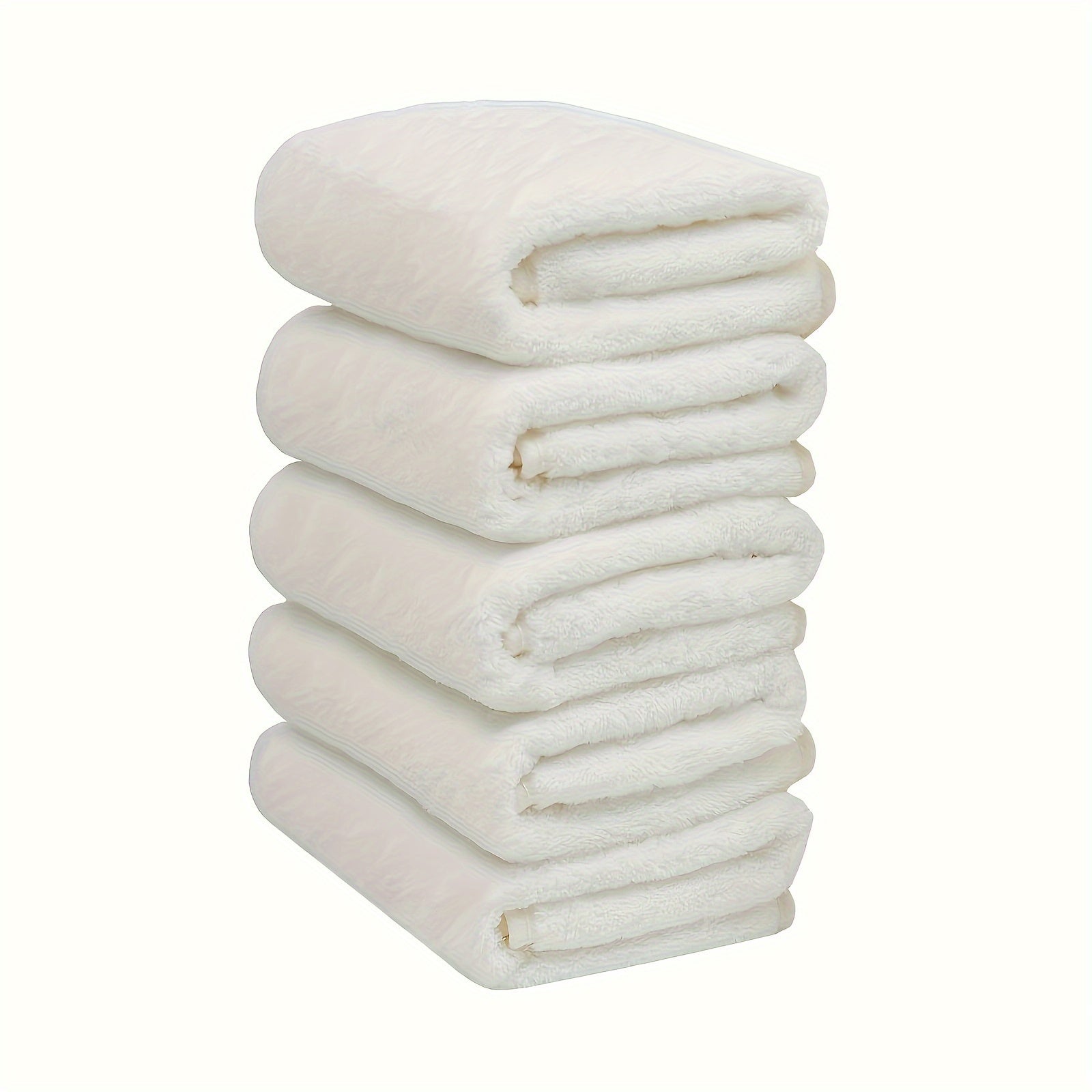 Absorbent Hand Towel Set 5/10pcs for Bathroom Gym Hotel Spa Polyester Durable