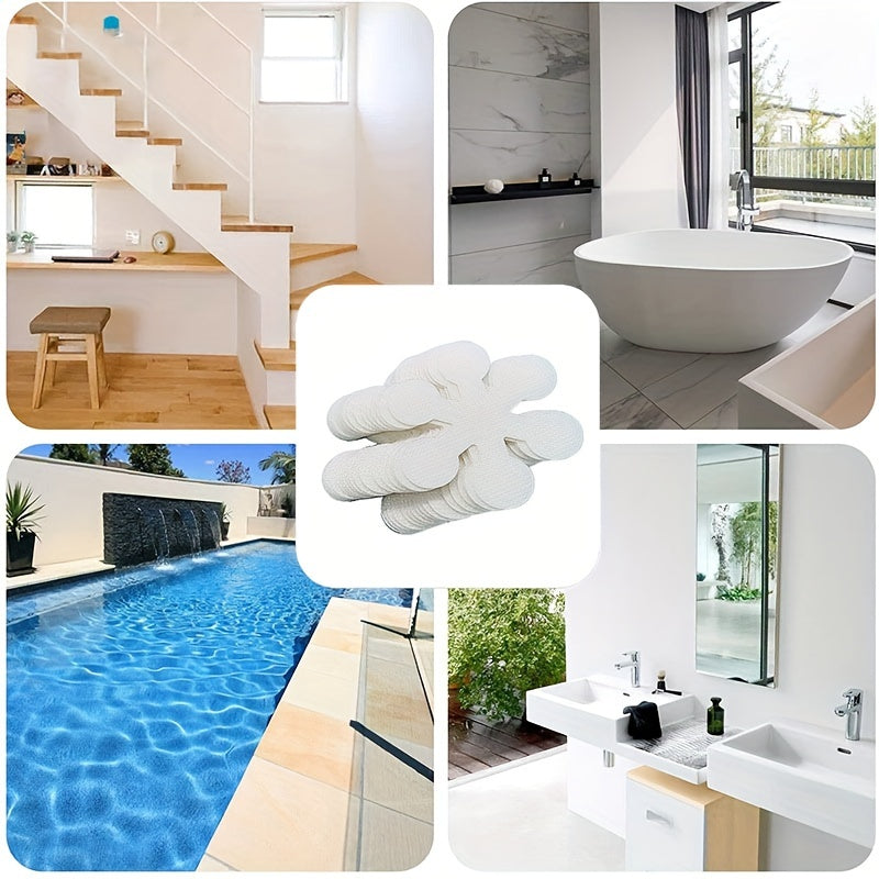 6 ta gullarga o'xshash anti-slip xavfsizlik stikerlari to'plami, turli ranglarda, hammom, dush, zinapoyalar, narvonlar, qayiq va boshqa hammom aksessuarlar uchun ideal.