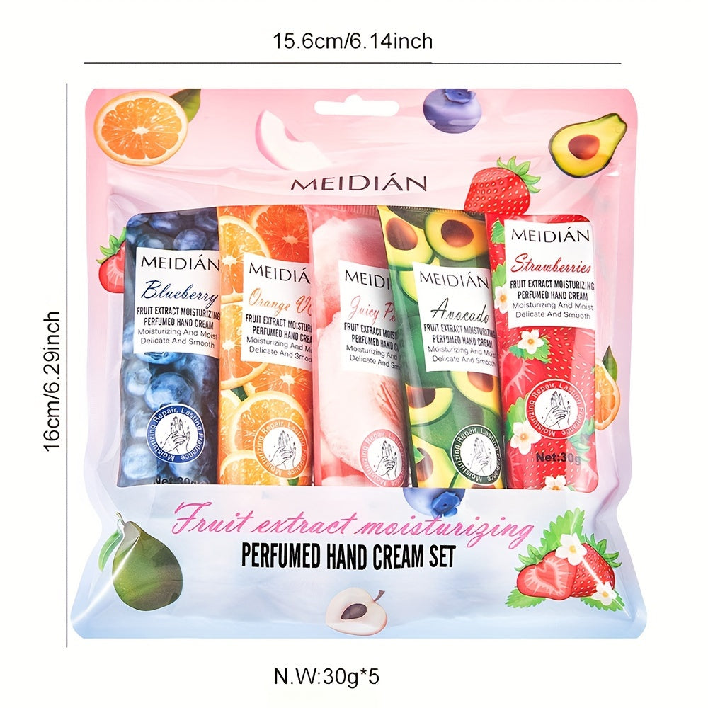 Travel-Sized Hypoallergenic Hand Cream Set for Dry Skin Moisturizing Glycerin Vitamin E