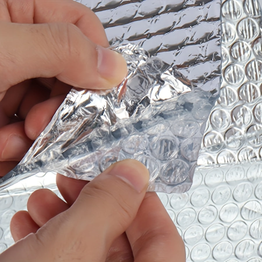 Reflective Aluminum Foil Bubble Insulation Sheet for Windows Doors Cars 2x1m